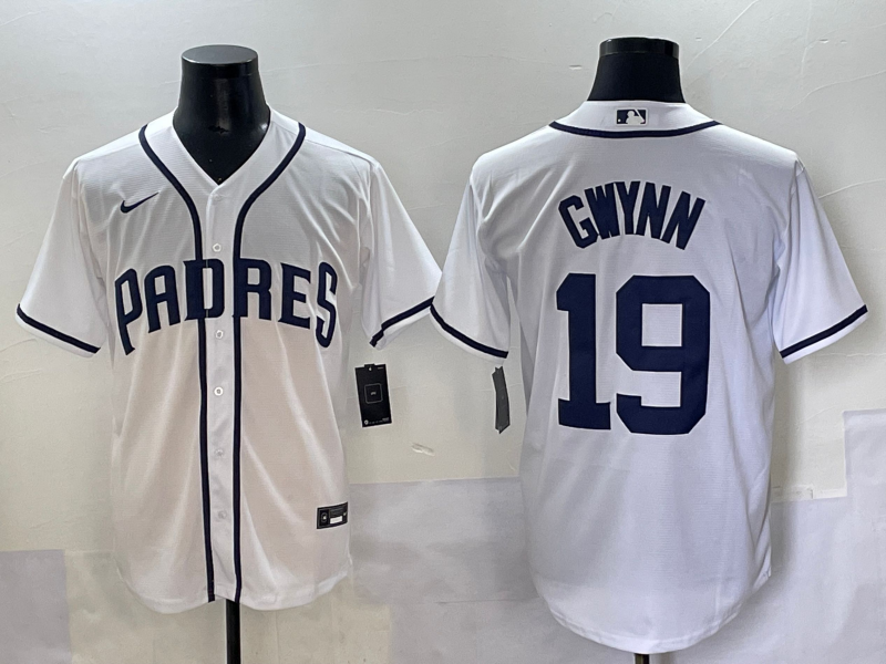 Men's San Diego Padres Tony Gwynn #19 White Limited Jersey